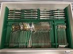 Bestekcassette Sola Haagsch Lofje verzilverd 9 persoons, Antiek en Kunst, Ophalen