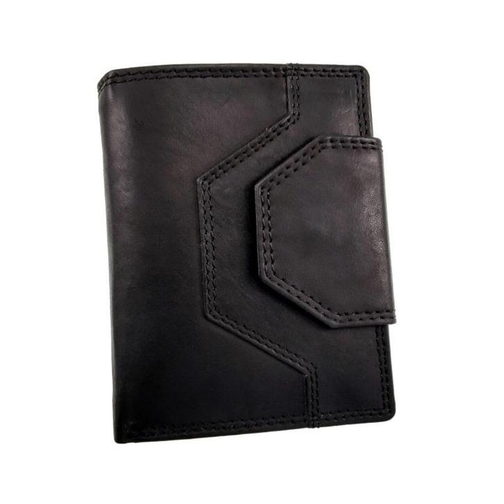 Portemonnee Dames Verticale Stijlvolle Zwart Leer Damesporte, Sieraden, Tassen en Uiterlijk, Portemonnees, Nieuw, Overige merken