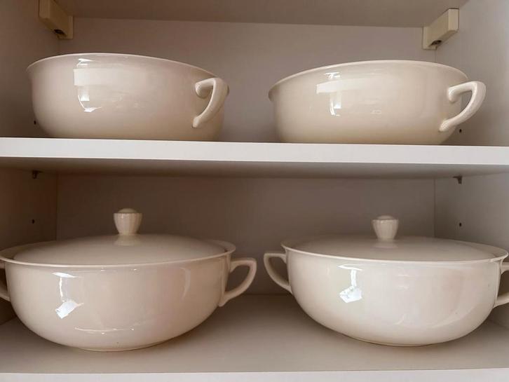 Petrus Regout servies – vintage crème, Antiek en Kunst, Antiek | Servies compleet, Ophalen