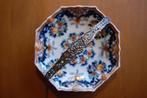 Makkummer bonbonschaal met zilveren handvat, Antiek en Kunst, Ophalen of Verzenden, Zilver