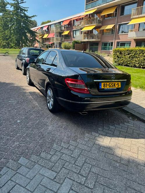 Mercedes-Benz C-Klasse 1.8 C200 Kompressor Sedan 2008 Zwart, Auto's, Mercedes-Benz, Particulier, C-Klasse, Benzine, D, Sedan, Handgeschakeld