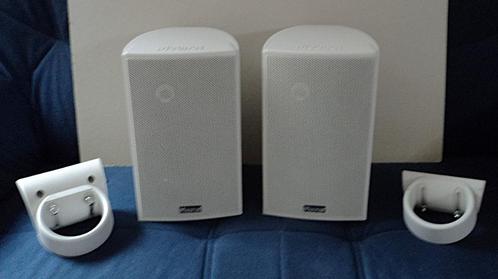 buiten / outdoor speakers Magnat Symbol Pro 130 - 4 stuks, Audio, Tv en Foto, Luidsprekers, Gebruikt, Front, Rear of Stereo speakers
