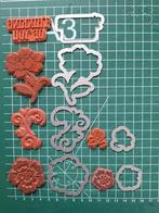 Stempels en snijmallen Bloemen, Verzenden, Gebruikt, Overige thema's, Pons of Mal