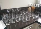 Merkglazen | Barglazen | Verzameling | 33 stuks, Huis en Inrichting, Ophalen, Glas of Glazen, Overige stijlen, Glas