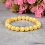 Armband.Gele jadeiet - onsterfelijkheid. (10-40%=6€)., Ophalen of Verzenden, Nieuw