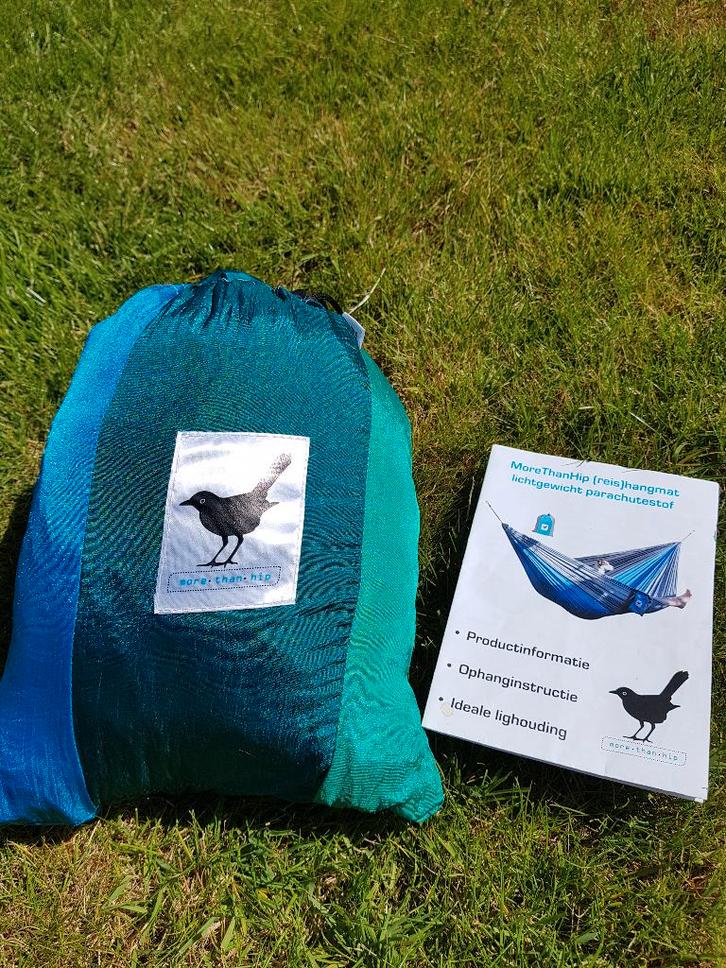 Hangmat van More Than Hip 260x145 cm, Tuin en Terras, Hangmatten, Nieuw, Meerpersoons, Opvouwbaar, Buiten, Ophalen of Verzenden