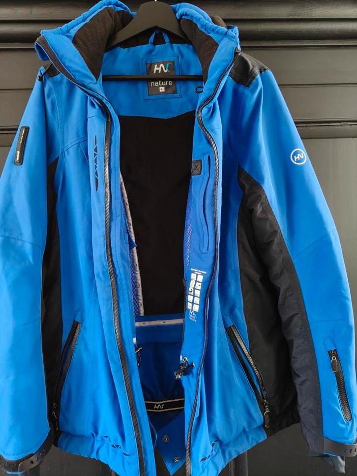 Human Nature winter/ski Jack Maat L - Blauw, Kleding | Dames, Wintersportkleding, Zo goed als nieuw, Jack, Maat 42/44 (L), Ophalen