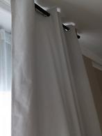 3 grijze verduisterende gordijnen zgan 1.40x2.60, 200 cm of meer, Ophalen of Verzenden, Zo goed als nieuw, Modern