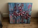 Abstract Schilderij Hanneke Setz - 3 Ballerina’s, Ophalen of Verzenden