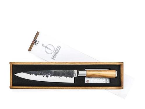 Forged Olive Koksmes, Huis en Inrichting, Keuken | Bestek, Nieuw, Overige materialen, Ophalen of Verzenden