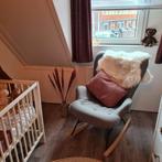 Schommelstoel grijs, Huis en Inrichting, Stoelen, Ophalen, Zo goed als nieuw, Eén, Stof