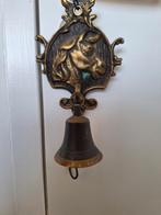 Bronzen Bel met Paardenmotief - Antiek, Ophalen of Verzenden, Brons