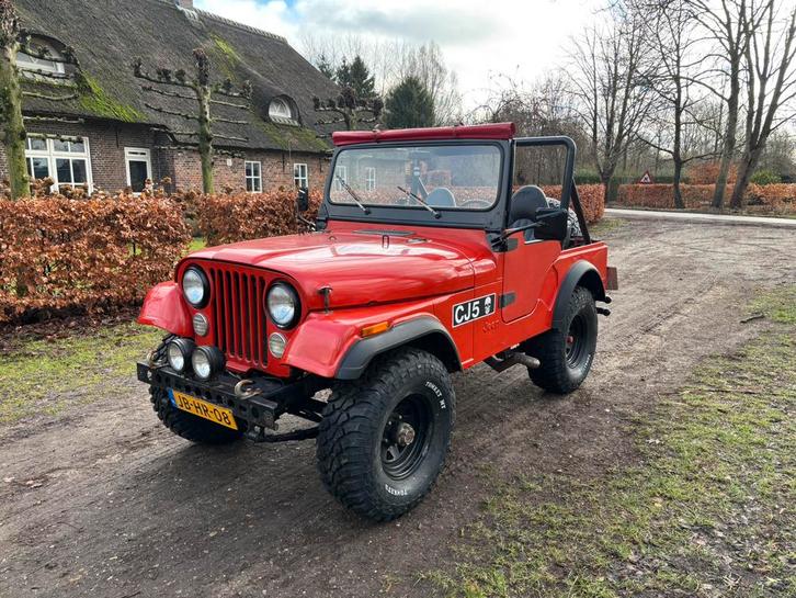 Jeep 1979 Rood, Auto's, Jeep, Bedrijf, Te koop, CJ, Benzine, SUV of Terreinwagen, Handgeschakeld, Geïmporteerd, Rood, Zwart, Leder