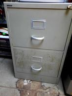 gispen ladenkast stalen kast ijzeren voorraadkast, Gebruikt, 1 of 2 laden, Minder dan 100 cm, Metaal