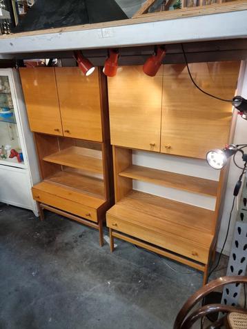 Vintage wandmeubel jitona jaren 60 70 per stuk: 450,-  beschikbaar voor biedingen