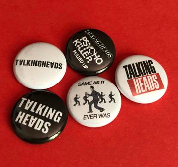 TALKING HEADS #1 buttons speldjes David Byrne beschikbaar voor biedingen