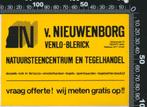 Sticker: Van Nieuwenborg Natuursteencentrum en Tegelhandel -, Ophalen of Verzenden
