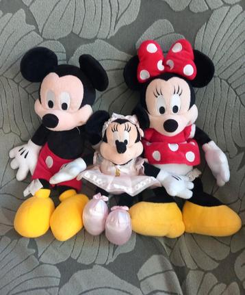 Disneyland Parijs knuffels Minnie en Mickey Mouse. beschikbaar voor biedingen