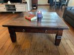 salon tafel koloniaal, Huis en Inrichting, Tafels | Salontafels, Ophalen, Gebruikt, 50 tot 100 cm, Vierkant