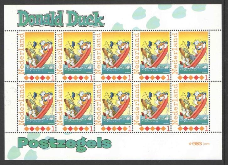Postzegels Donald Duck, Ontdek Duckstad: Vel 16, Postzegels en Munten, Postzegels | Nederland, Postfris, Na 1940, Ophalen of Verzenden