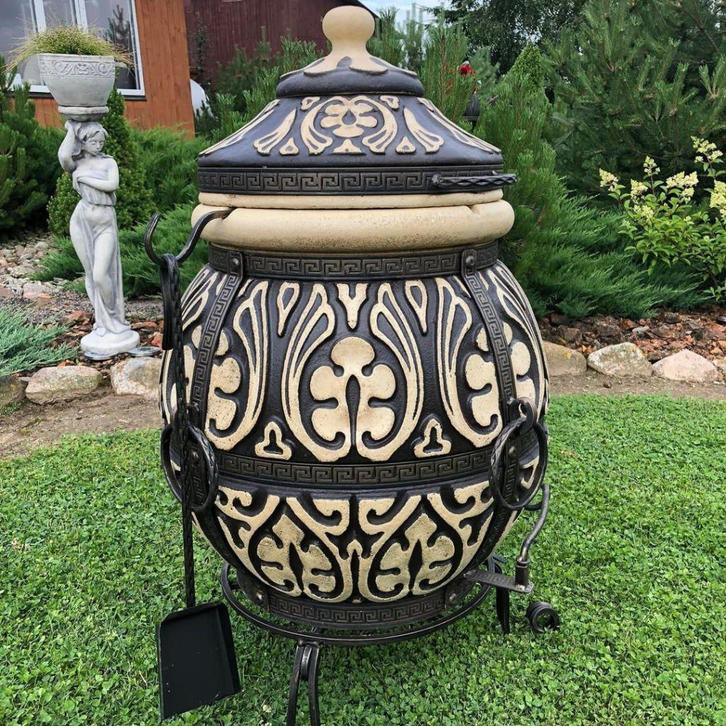 Tandoor ATTIKA 85L | Premium Grill Oven Fireclay, Tuin en Terras, Tuinhaarden, Nieuw, Verzenden
