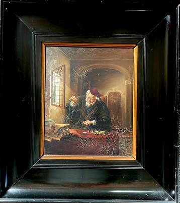 De goudweger, reproductie van salomon koninck, door CE Jolly beschikbaar voor biedingen