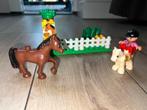 Duplo Paarden Set, Kinderen en Baby's, Speelgoed | Duplo en Lego, Ophalen of Verzenden, Zo goed als nieuw, Losse stenen, Duplo