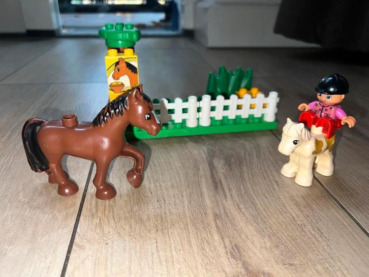 Duplo Paarden Set, Kinderen en Baby's, Speelgoed | Duplo en Lego, Zo goed als nieuw, Duplo, Losse stenen, Ophalen of Verzenden