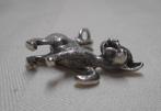 Zilveren massieve vintage hanger poes nr.1018, Verzenden, Zo goed als nieuw, Zilver, Dier