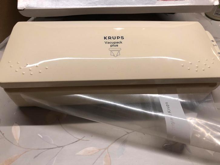 Krups Vacupack Plus - Vacumeermachine, Witgoed en Apparatuur, Overige Witgoed en Apparatuur, Zo goed als nieuw, Ophalen of Verzenden