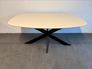 Deens ovaal eettafel Forbo Desktop “Pearl” 170x100 beschikbaar voor biedingen