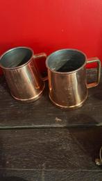 Drinkbekers roodkoper, Antiek en Kunst, Antiek | Koper en Brons, Ophalen of Verzenden