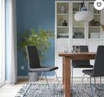 IKEA LILLÅNÄS Eetkamerstoelen - 6 stuks, Huis en Inrichting, Ophalen, Kunststof, Zwart, Zo goed als nieuw