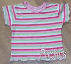 Gestreept BHS t-shirt maat 50/56 *NIEUW* (6686) a, Kinderen en Baby's, Babykleding | Maat 50, Nieuw, BHS, Meisje, Shirtje of Longsleeve