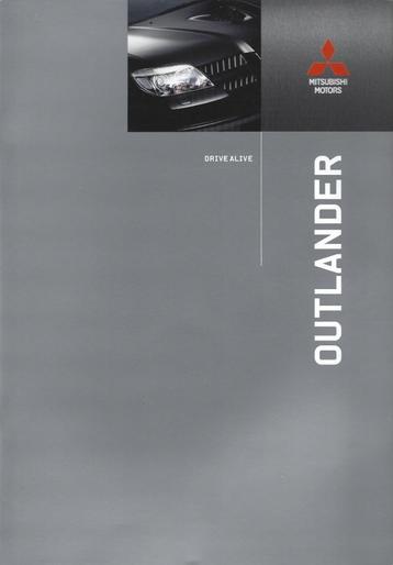 Brochure Mitsubishi Outlander 2005 beschikbaar voor biedingen