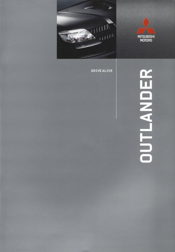 Brochure Mitsubishi Outlander 2005, Boeken, Auto's | Folders en Tijdschriften, Gelezen, Mitsubishi, Ophalen of Verzenden