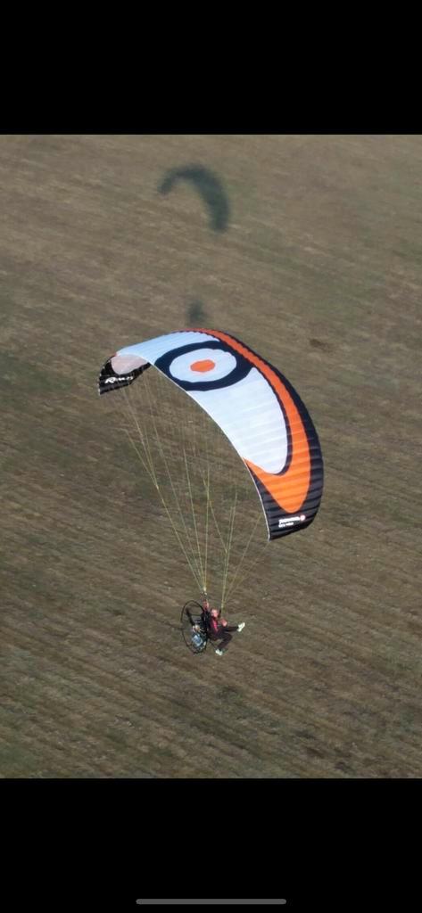 Paramotor schermen paramania, Sport en Fitness, Zweefvliegen en Paragliding, Zo goed als nieuw, Ophalen of Verzenden