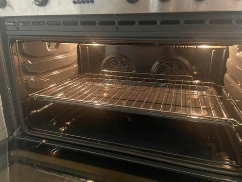 Smeg RVS Oven met fornuis en Grill met afzuigkap, Witgoed en Apparatuur, Ovens, Gebruikt, Vrijstaand, Oven met grill, 60 cm of meer