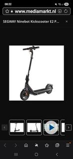 Zwarte electrische step, Fietsen en Brommers, Steps, Ophalen, Zo goed als nieuw, Elektrische step (E-scooter)