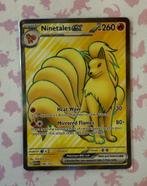 Ninetales EX 186/165 - Scarlet & Violet 151 - Full Art Pokém, Ophalen of Verzenden, Zo goed als nieuw, Losse kaart, Foil