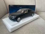 AUTOart Mercedes-Maybach S-Klasse S600 SWB Black 76293, Hobby en Vrije tijd, Modelauto's | 1:18, Ophalen of Verzenden, Zo goed als nieuw