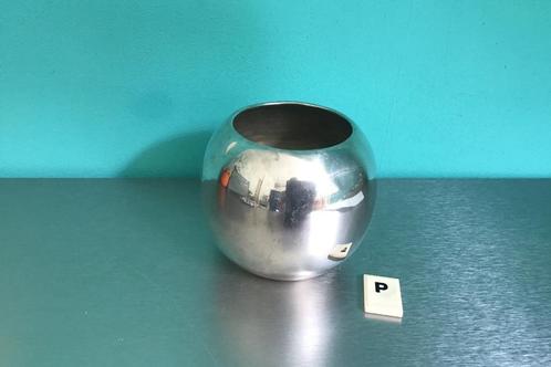 Vintage verzilverde vaas HRW Fink - Silverplate Germany, Huis en Inrichting, Woonaccessoires | Vazen, Gebruikt, Overige kleuren