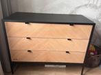 Commode zwart met visgraat, Ophalen, 50 tot 70 cm, 100 cm of meer, Zo goed als nieuw