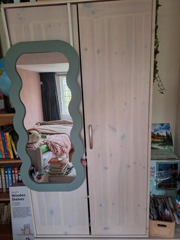 Houten hang en legkast Flexa whitewash