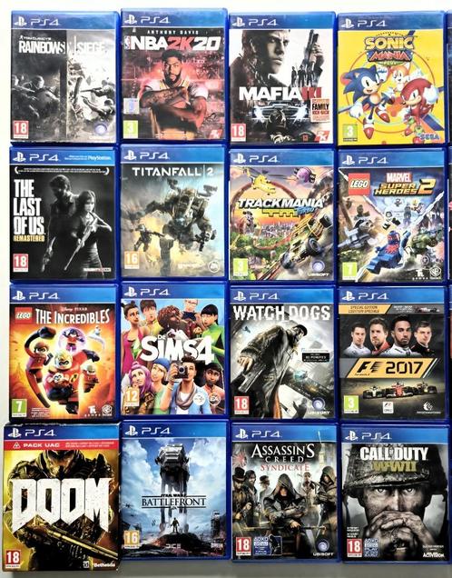 Ruime voorraad Playstation 4 games, Spelcomputers en Games, Games | Sony PlayStation 4, Zo goed als nieuw, 1 speler, Vanaf 18 jaar