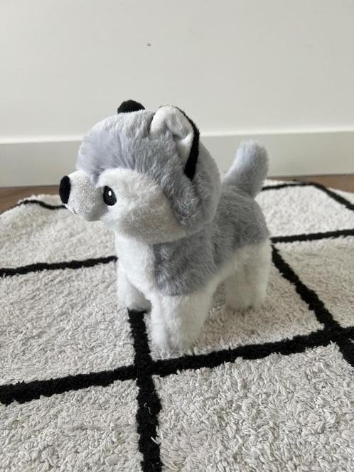 Nieuw wit grijs FurReal wandelen hond knuffel huisdier husky, Kinderen en Baby's, Speelgoed | Knuffels en Pluche, Nieuw, Overige typen