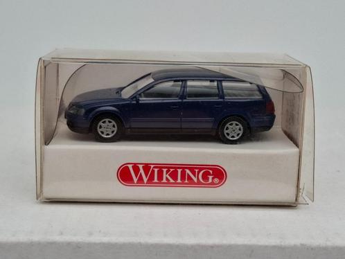VW Passat Variant (blauw) - Wiking 1/87, Hobby en Vrije tijd, Modelauto's | 1:87, Zo goed als nieuw, Auto, Wiking, Verzenden