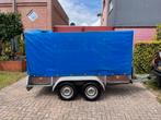 Tandemaanhanger met huif, Auto diversen, Aanhangers en Bagagewagens, Ophalen, Gebruikt
