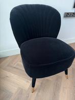 Bold Monkey stoel zwart velvet, Huis en Inrichting, Fauteuils, Ophalen, Zo goed als nieuw, 50 tot 75 cm