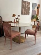 Roze stoelen, 2 stuks, Huis en Inrichting, Stoelen, Ophalen, Gebruikt, Overige kleuren, Twee